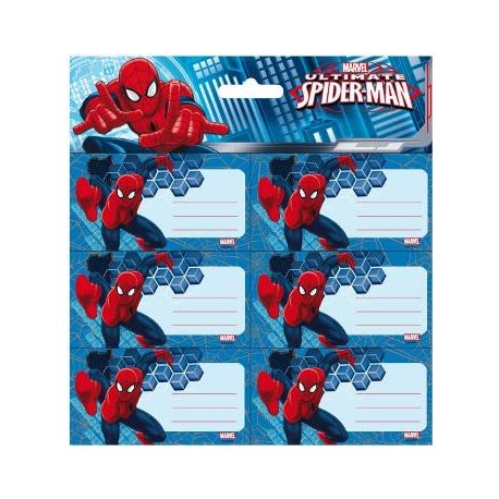 16 Pegatinas Spiderman
