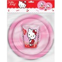 Vajilla Plástico Hello Kitty