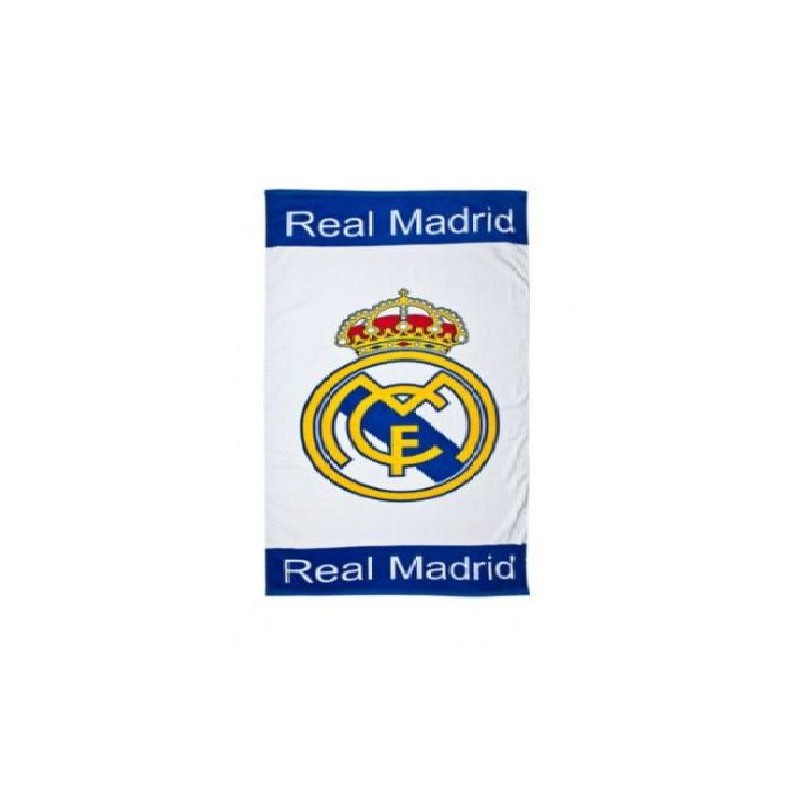 Toalla Algodón Real Madrid Blanca