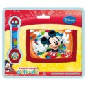 Billetera + Reloj Mickey Mouse